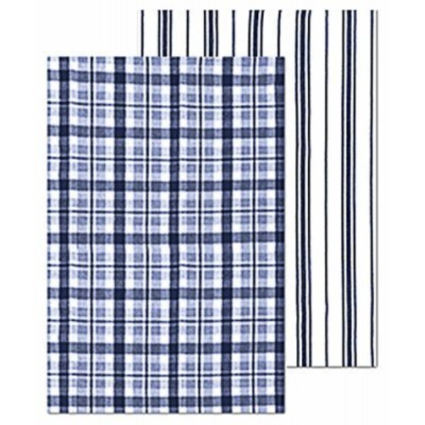 Mukitchen 2PK 28 BLU Farm Towels 6670-1955